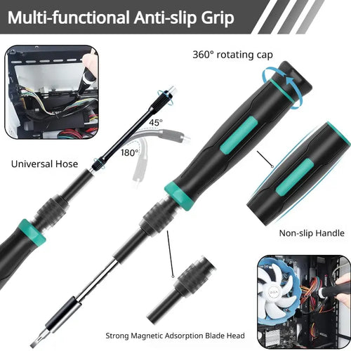 152-Piece Precision Screwdriver Set | Phone, Console & Watch Tool Kit
