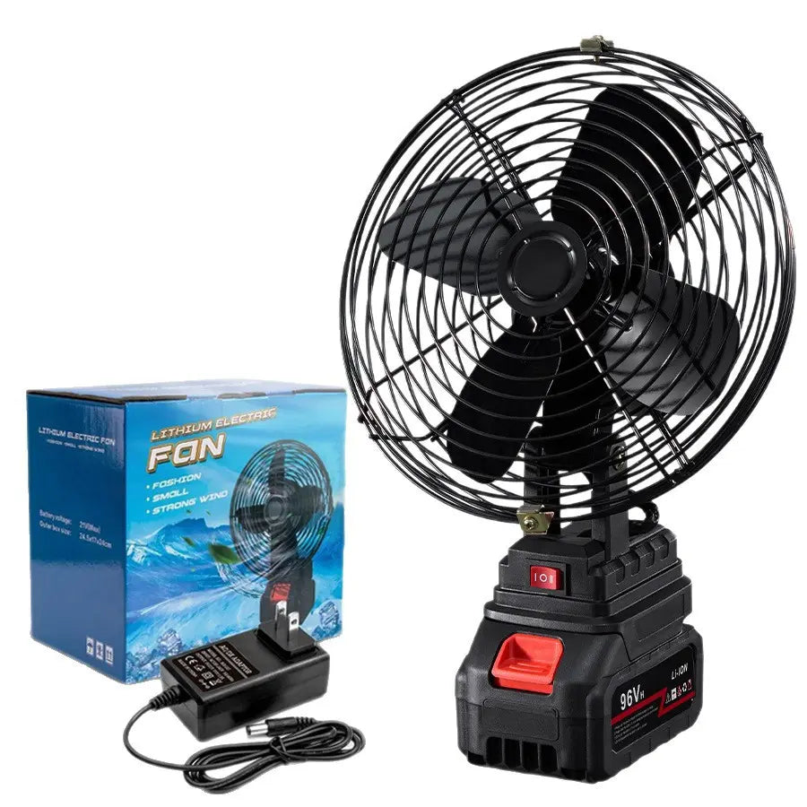 Portable Outdoor Camping Fan with Long Battery Life & Strong Wind | Rechargeable Lithium Fan