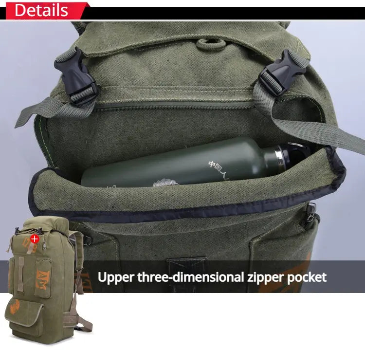 100L Large Capacity Travel Backpack & Camping Rucksack | Waterproof Luggage Bag