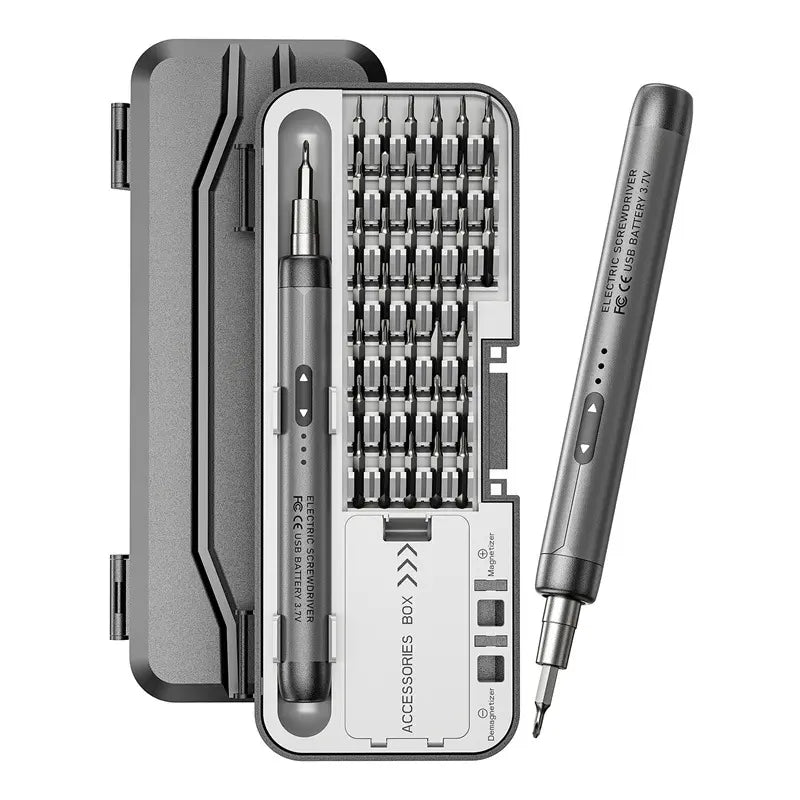 46-in-1 Precision Electric Screwdriver | Portable Cordless Tool Kit