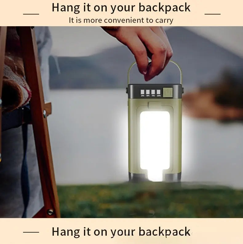 Multifunctional Four-Leaf Folding Solar Camping Light | Outdoor Waterproof Atmosphere Lamp