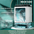 New Mini USB Air Cooler Fan | Portable Desktop Mist Fan
