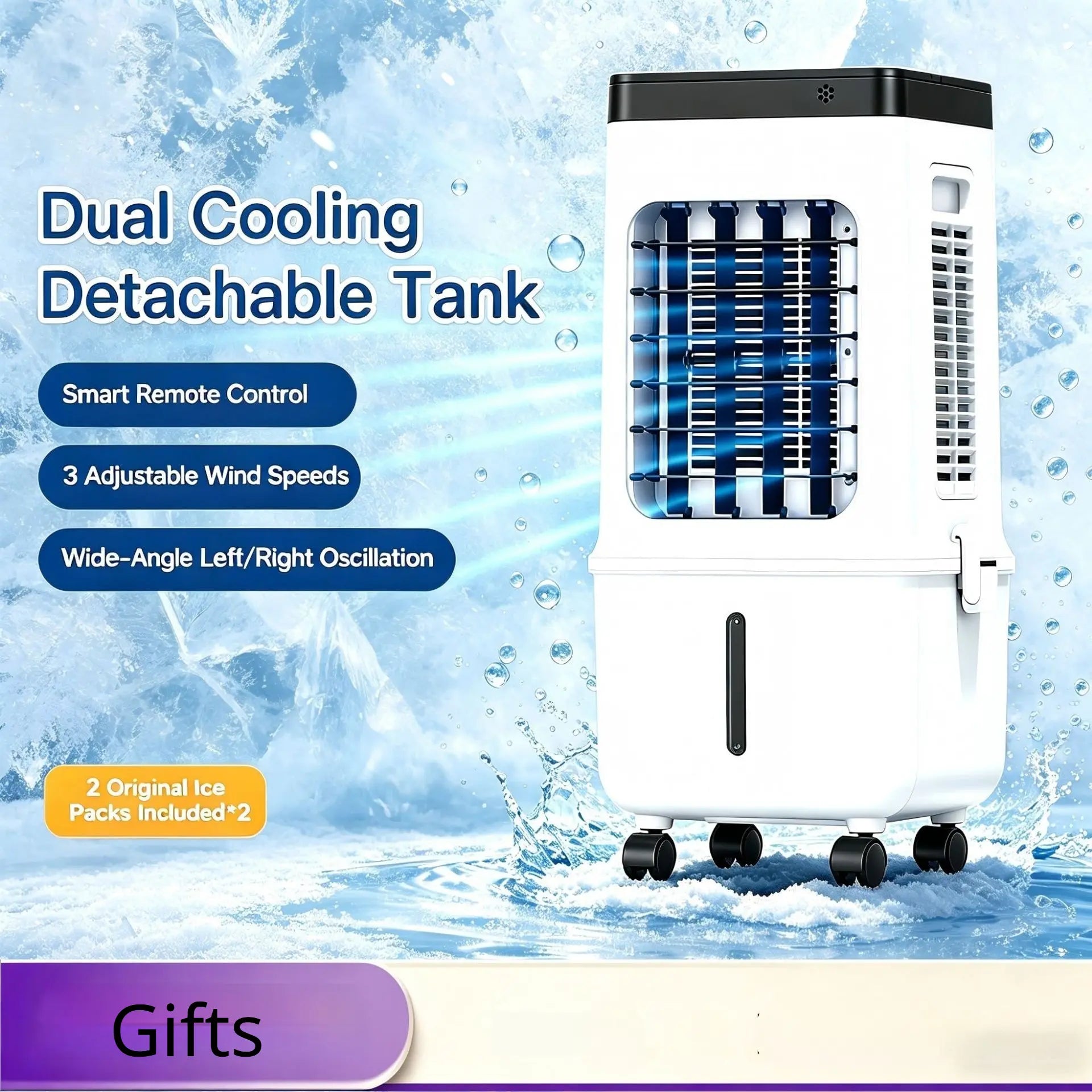 Best-Selling Large Portable Air Cooler | Commercial Water-Cooled Fan