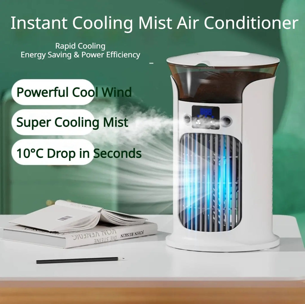 Portable Mini Silent Air Cooler for Desktop, Home & Office