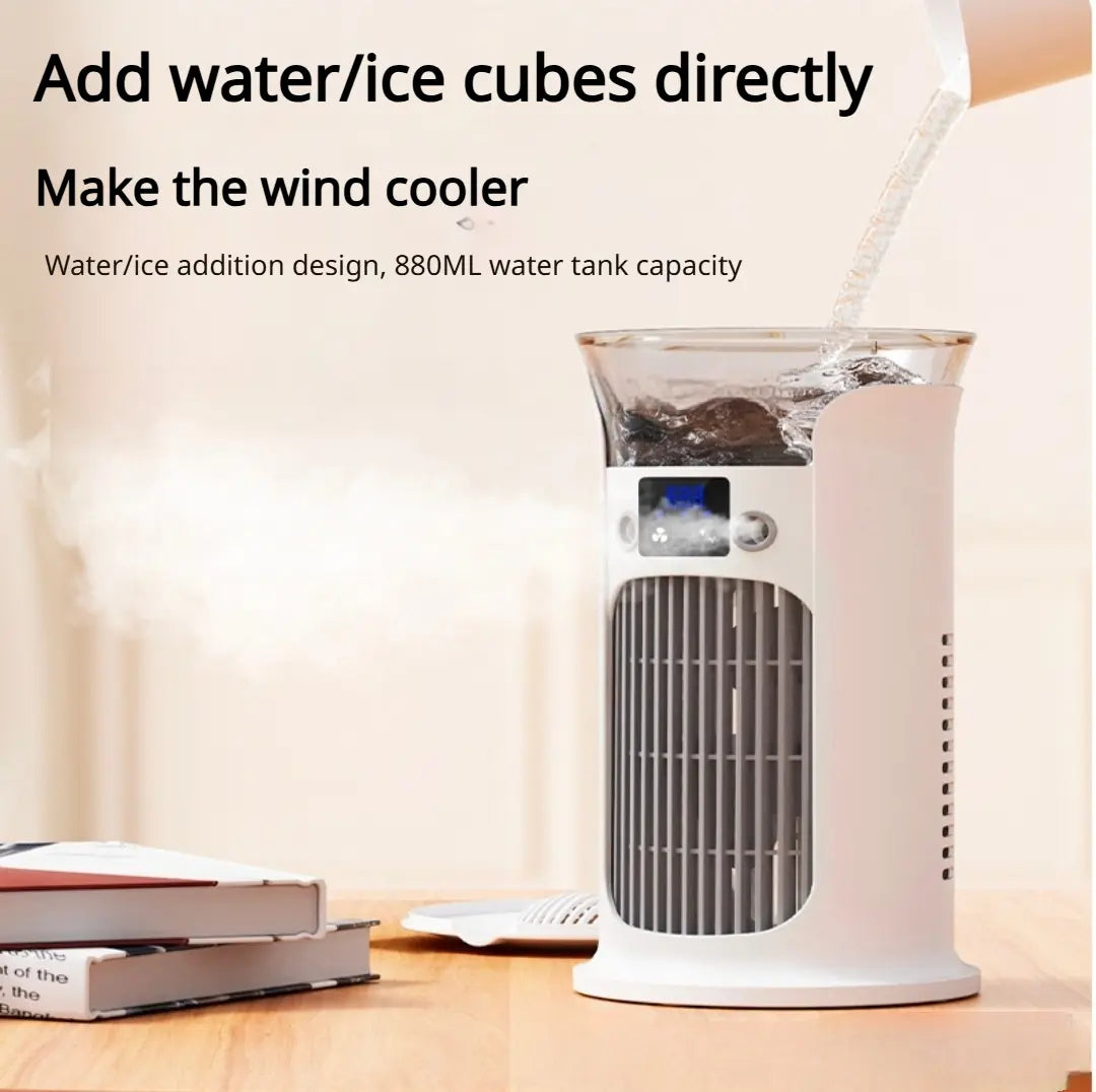 Portable Mini Silent Air Cooler for Desktop, Home & Office