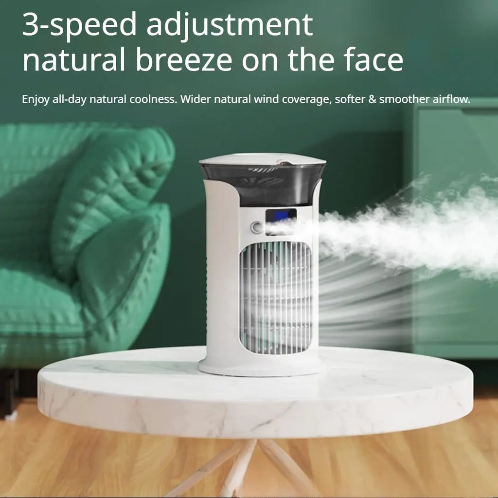Portable Mini Silent Air Cooler for Desktop, Home & Office