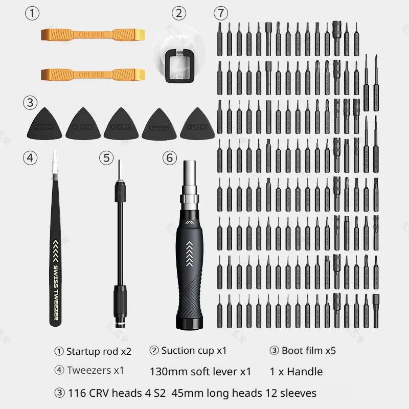 145-in-1 Precision Screwdriver Set | Phone Repair Tool Kit