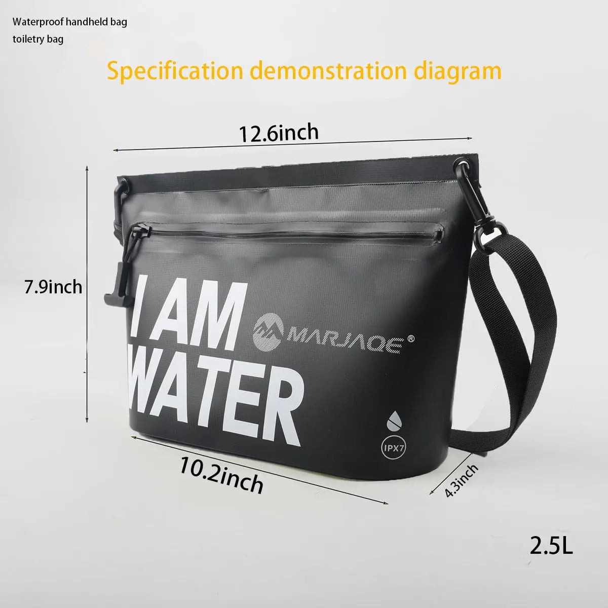 IPX7 Waterproof Dry Bag 2.5L | Floating PVC Dry Sack