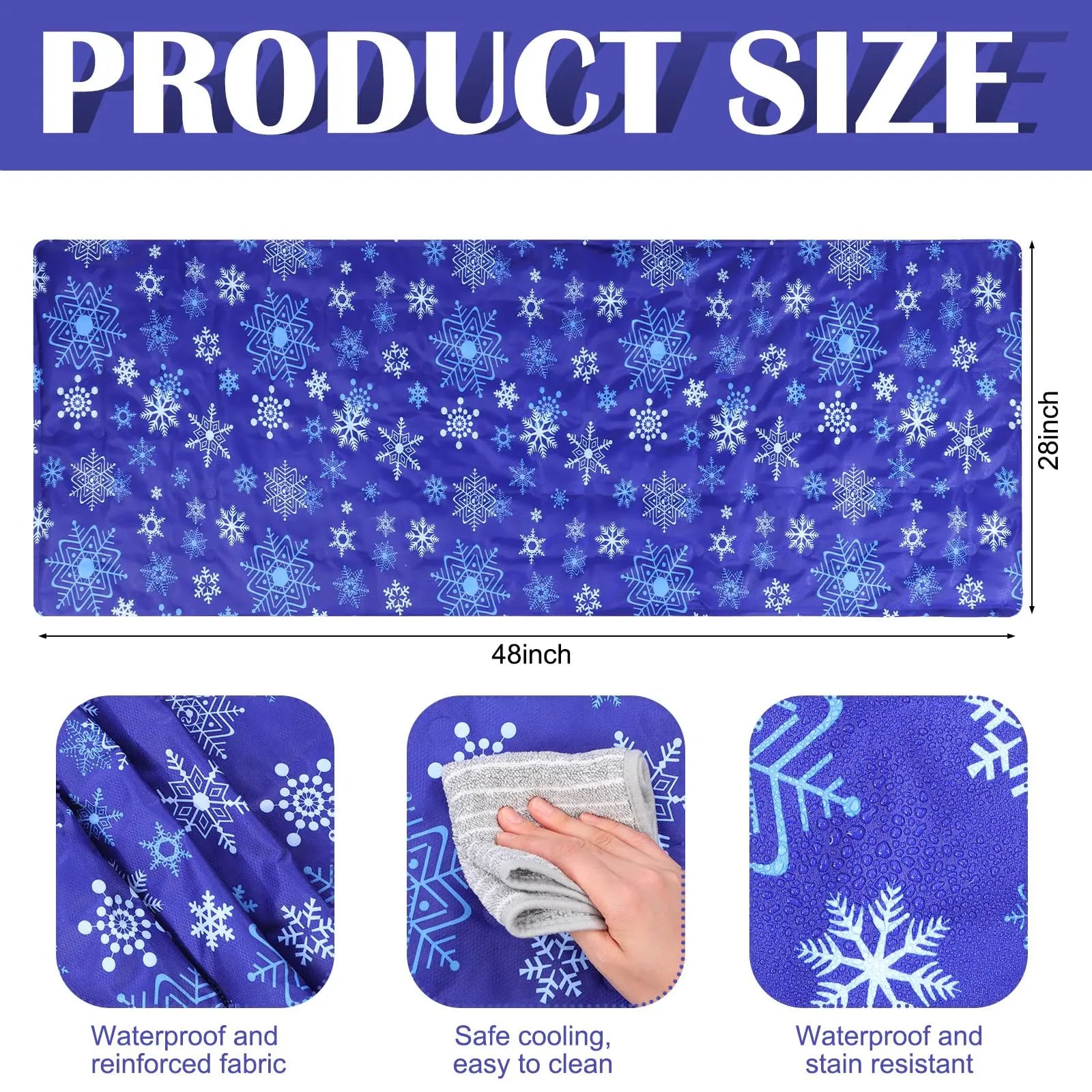 Cooling Gel Mat Mattress Topper | Soft Summer Cooling Pad(35.4 × 70.9 in)